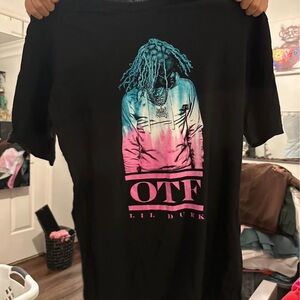 Black OTF Lil Durk Graphic T-Shirt